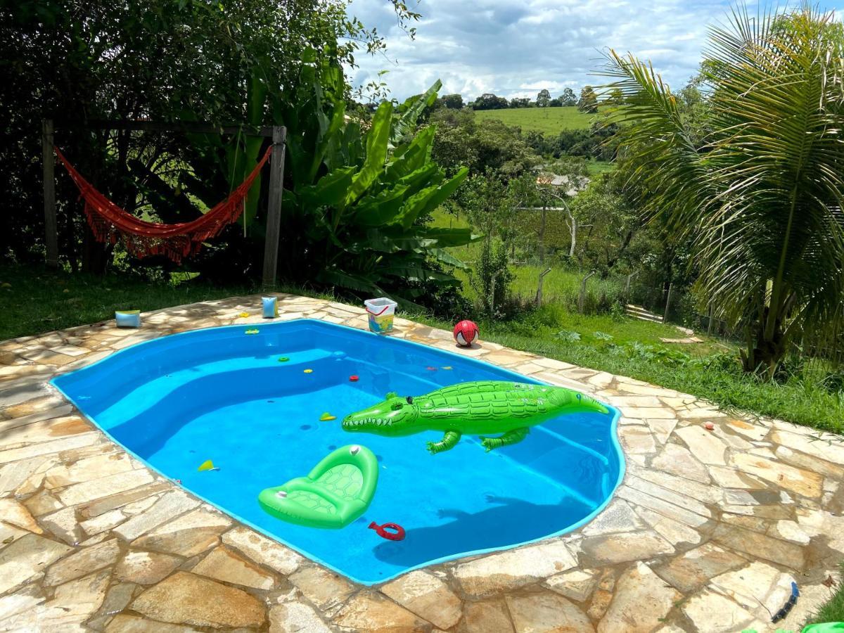 Casa Com Piscina Fundo Pra Represa E Ar Condicionado Casinhabrancadevaranda Ijaci المظهر الخارجي الصورة