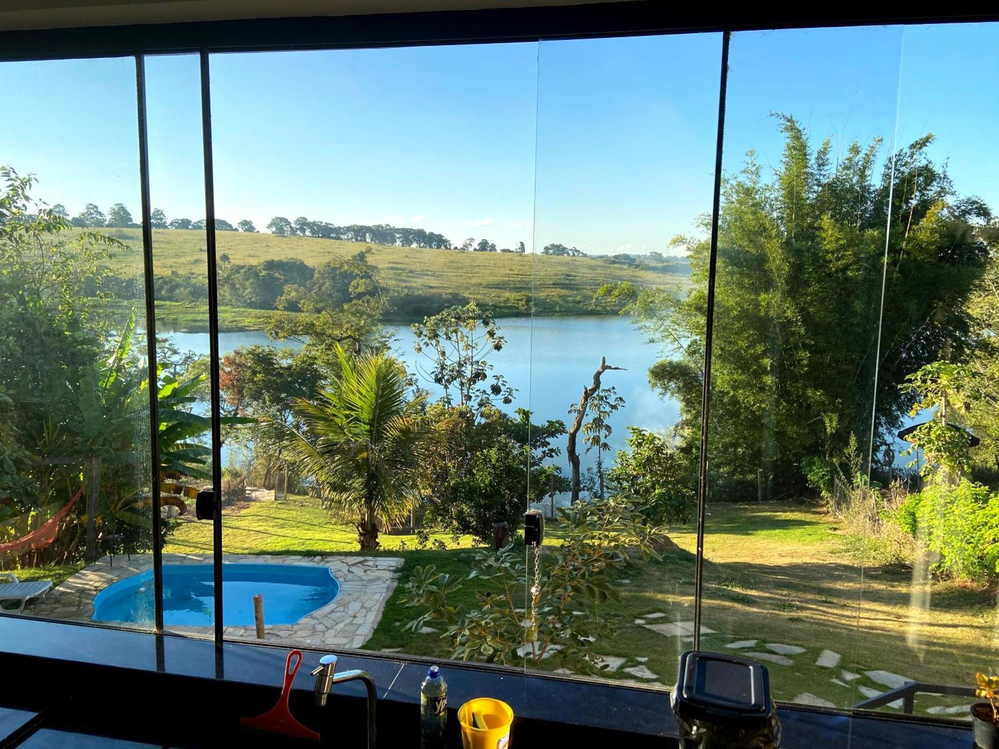 Casa Com Piscina Fundo Pra Represa E Ar Condicionado Casinhabrancadevaranda Ijaci المظهر الخارجي الصورة